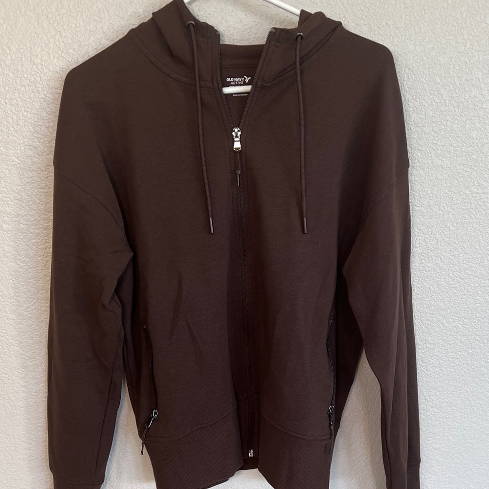 Old Navy Brown Zip-Up Hoodie
